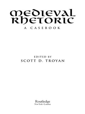 cover image of Medieval Rhetoric
